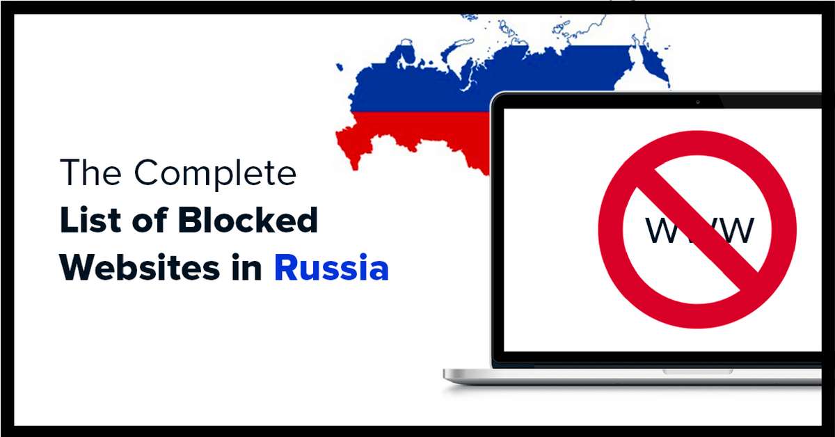 Liste des sites web bloqués en Russie
